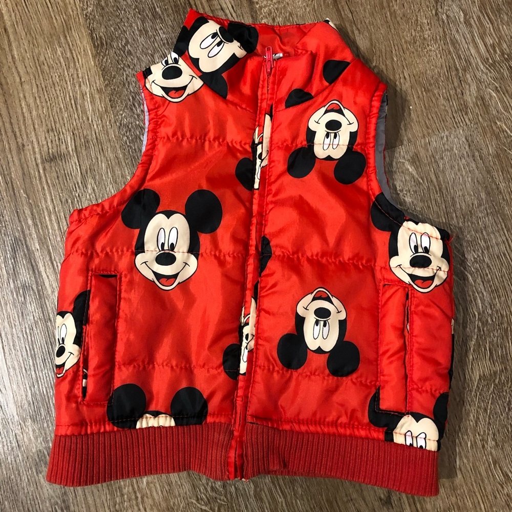 Disney Mickey Mouse 18-24 puffer vest